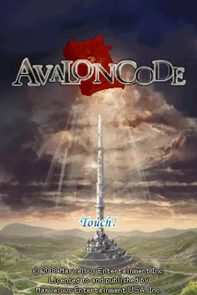 Avalon Code (USA) screen shot title